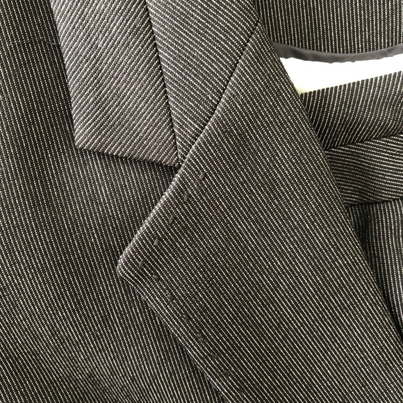 High-Quality Next Brand Pantsuit from England.  Beautiful Dark Textured Grey. - Picture 3 of 11